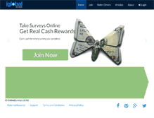 Tablet Screenshot of iglobalsurveys.com